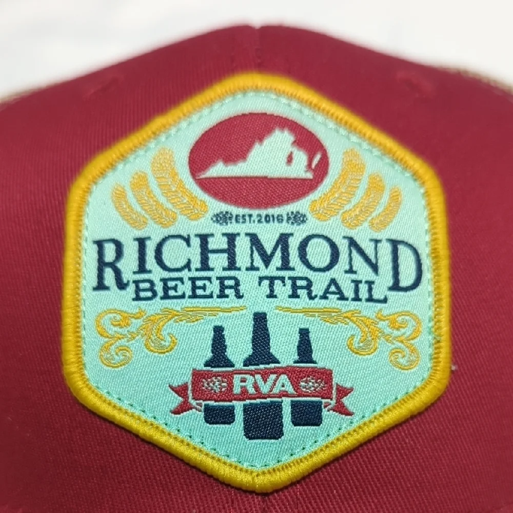 Richmond Beer Trail Red and Tan Hat